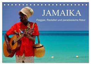 JAMAIKA Reggae, Rastafari und paradiesische Natur. (Tischkalender 2024 DIN A5 quer), CALVENDO Monatskalender von M.Polok,  M.Polok