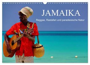 JAMAIKA Reggae, Rastafari und paradiesische Natur. (Wandkalender 2024 DIN A3 quer), CALVENDO Monatskalender von M.Polok,  M.Polok