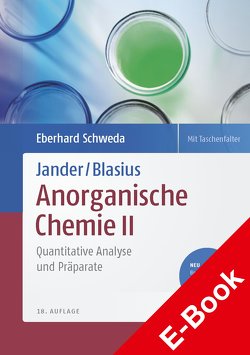 Jander/Blasius | Anorganische Chemie II von Schweda,  Eberhard