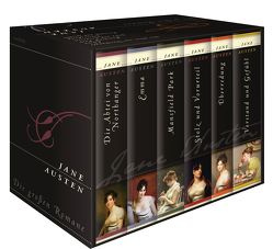 Jane Austen, Die großen Romane (Die Abteil von Northanger – Emma – Mansfield Park – Stolz und Vorurteil – Überredung – Verstand und Gefühl) (6 Bände im Schuber) von Austen,  Jane