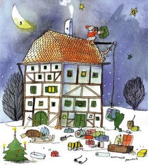 Janoschs Adventskalender „Weihnachtshaus“ von Janosch