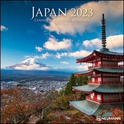 Japan 2023 – Wand-Kalender – Broschüren-Kalender – 30×30 – 30×60 geöffnet – Reise-Kalender