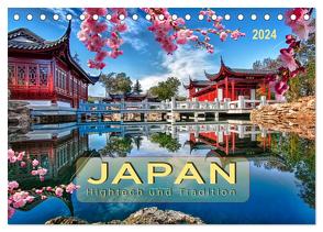 Japan – Hightech und Tradition (Tischkalender 2024 DIN A5 quer), CALVENDO Monatskalender von Roder,  Peter