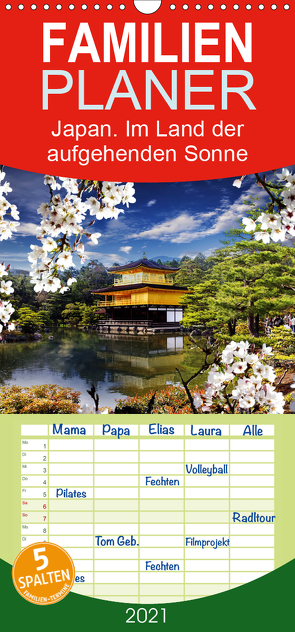 Japan. Im Land der aufgehenden Sonne – Familienplaner hoch (Wandkalender 2021 , 21 cm x 45 cm, hoch) von Stanzer,  Elisabeth