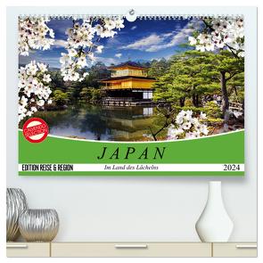 Japan. Im Land des Lächelns (hochwertiger Premium Wandkalender 2024 DIN A2 quer), Kunstdruck in Hochglanz von Stanzer,  Elisabeth
