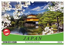 Japan. Im Land des Lächelns (Wandkalender 2024 DIN A3 quer), CALVENDO Monatskalender von Stanzer,  Elisabeth