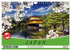 Japan. Im Land des Lächelns (Wandkalender 2024 DIN A4 quer), CALVENDO Monatskalender von Stanzer,  Elisabeth