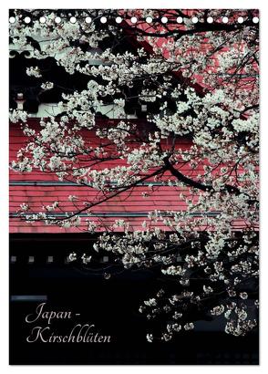 Japan – Kirschblüten (Tischkalender 2024 DIN A5 hoch), CALVENDO Monatskalender von Baur,  Céline