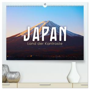 Japan – Land der Kontraste (hochwertiger Premium Wandkalender 2024 DIN A2 quer), Kunstdruck in Hochglanz von Monkey,  Happy