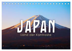 Japan – Land der Kontraste (Tischkalender 2024 DIN A5 quer), CALVENDO Monatskalender von Monkey,  Happy