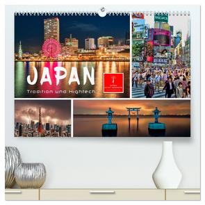 Japan – Tradition und Hightech (hochwertiger Premium Wandkalender 2024 DIN A2 quer), Kunstdruck in Hochglanz von Roder,  Peter