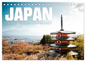 Japan – Zwischen Tempeln und Neonlicht (Tischkalender 2024 DIN A5 quer), CALVENDO Monatskalender von Krautz,  Oliver