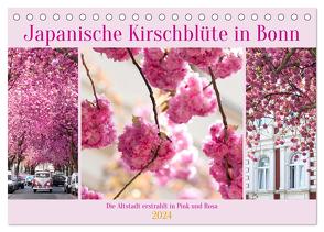 Japanische Kirschblüte in Bonn (Tischkalender 2024 DIN A5 quer), CALVENDO Monatskalender von Balzer,  Tatjana