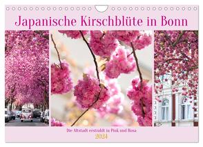 Japanische Kirschblüte in Bonn (Wandkalender 2024 DIN A4 quer), CALVENDO Monatskalender von Balzer,  Tatjana
