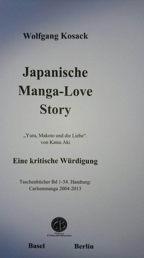 Japanische Manga – Love Story von Kosack,  Wolfgang