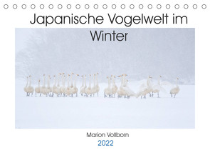 Japanische Vogelwelt im Winter (Tischkalender 2022 DIN A5 quer) von Vollborn,  Marion