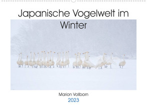 Japanische Vogelwelt im Winter (Wandkalender 2023 DIN A2 quer) von Vollborn,  Marion