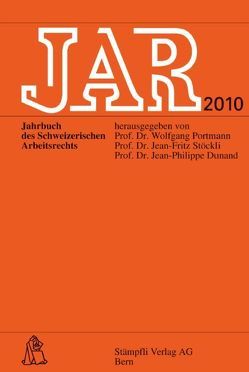 JAR 2010. Übersicht über das Jahr 2009 von Dunand,  Jean-Philippe, Portmann,  Wolfgang, Stöckli,  Jean-Fritz