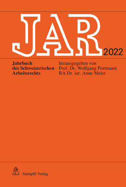JAR 2022 von Meier,  Anne, Portmann,  Wolfgang