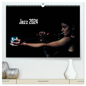 Jazz 2024 (hochwertiger Premium Wandkalender 2024 DIN A2 quer), Kunstdruck in Hochglanz von Klein,  Gerhard