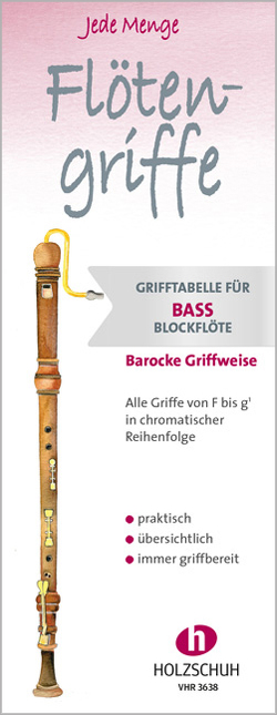 Jede Menge Flötengriffe – Bassblockflöte (Barocke Griffweise) von Ertl,  Barbara