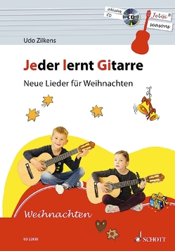 Jeder lernt Gitarre – Neue Lieder für Weihnachten von Zilkens,  Udo