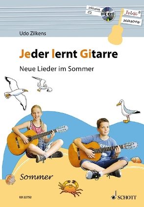 Jeder lernt Gitarre – Neue Lieder im Sommer von Zilkens,  Udo