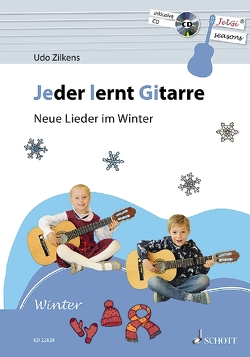 Jeder lernt Gitarre – Neue Lieder im Winter von Zilkens,  Udo