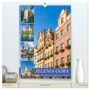 JELENIA GÓRA Hirschberg und idyllisches Umland (hochwertiger Premium Wandkalender 2024 DIN A2 hoch), Kunstdruck in Hochglanz von Viola,  Melanie