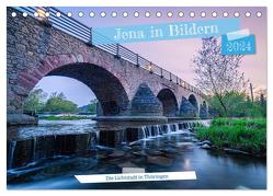 Jena in Bildern (Tischkalender 2024 DIN A5 quer), CALVENDO Monatskalender von Beckert,  Marcus