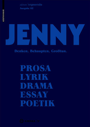 JENNY. Ausgabe 02 von Kliem,  Johanna, Kröll,  Norbert, Reuther,  Rick, Ures,  Lena, Wieser,  Johanna