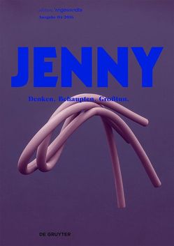 JENNY. Ausgabe 04 von Brandt,  Timo, Kinzl,  Gunda, Schachinger,  Antonio, Wieser,  Johanna