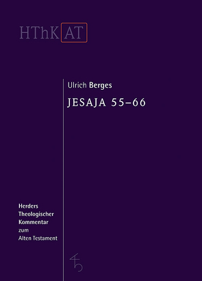 Jesaja 55-66 von Berges,  Ulrich