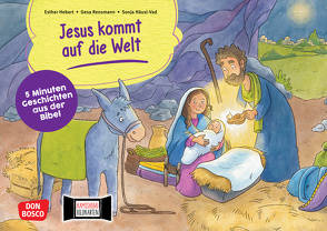Jesus kommt auf die Welt. Kamishibai Bildkartenset. von Häusl-Vad,  Sonja, Hebert,  Esther, Rensmann,  Gesa