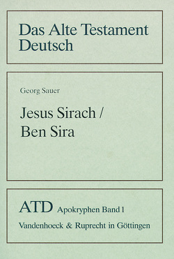 Jesus Sirach / Ben Sira von Sauer,  Georg