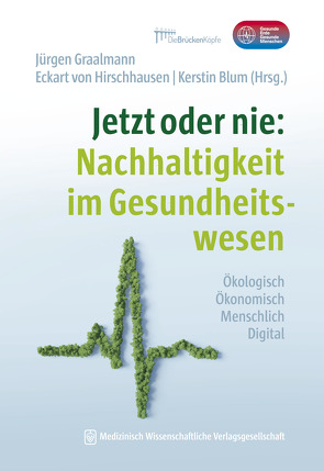 Jetzt oder nie: Nachhaltigkeit im Gesundheitswesen von Blum,  Kerstin, Graalmann,  Jürgen, Hirschhausen,  Eckart von