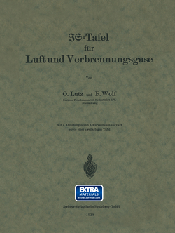 JG=Tafel für Luft und Verbrennungsgase von Lutz,  O., Wolf,  F.