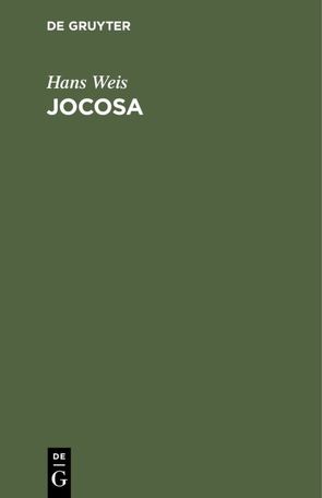 Jocosa von Weiß,  Hans