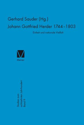 Johann Gottfried Herder (1744–1803) von Sauder,  Gerhard