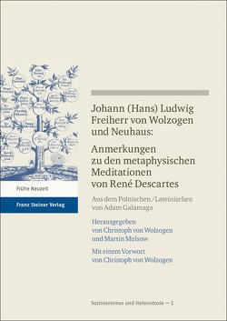 Johann (Hans) Ludwig Freiherr v. Wolzogen und Neuhaus: Anmerkungen zu den metaphysischen Meditationen von René Descartes von Galamaga,  Adam, Mulsow,  Martin, von Wolzogen,  Christoph, Wolzogen,  Christoph von