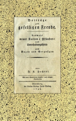Johann Kaspar Hechtel: Beiträge zur geselligen Freude von Hechtel,  Johann Kaspar