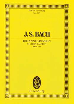 Johannes-Passion von Bach,  Johann Sebastian, Schering,  Arnold