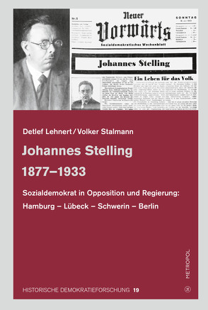 Johannes Stelling 1877–1933 von Lehnert,  Detlef, Stalmann,  Volker