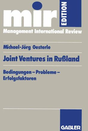 Joint-Ventures in Rußland von Oesterle,  Michael-Jörg