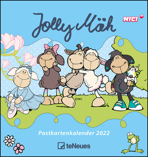 Jolly Mäh 2022 – Postkarten-Kalender – Kalender-mit-Postkarten – zum-raustrennen – 16×17