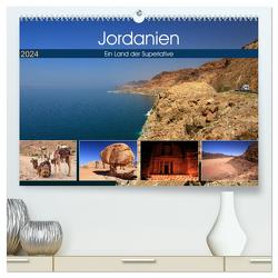 Jordanien – Ein Land der Superlative (hochwertiger Premium Wandkalender 2024 DIN A2 quer), Kunstdruck in Hochglanz von Herzog,  Michael