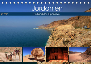 Jordanien – Ein Land der Superlative (Tischkalender 2022 DIN A5 quer) von Herzog,  Michael