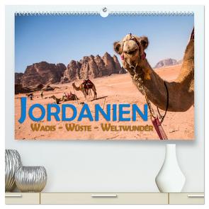 Jordanien – Wadis – Wüste – Weltwunder (hochwertiger Premium Wandkalender 2024 DIN A2 quer), Kunstdruck in Hochglanz von Pohl,  Gerald