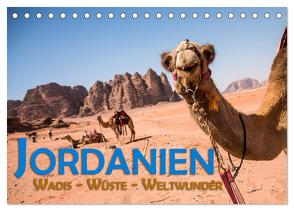 Jordanien – Wadis – Wüste – Weltwunder (Tischkalender 2024 DIN A5 quer), CALVENDO Monatskalender von Pohl,  Gerald