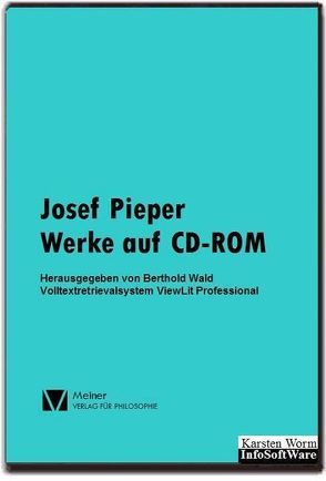 Josef Pieper: Werke auf CD-ROM von Pieper,  Josef